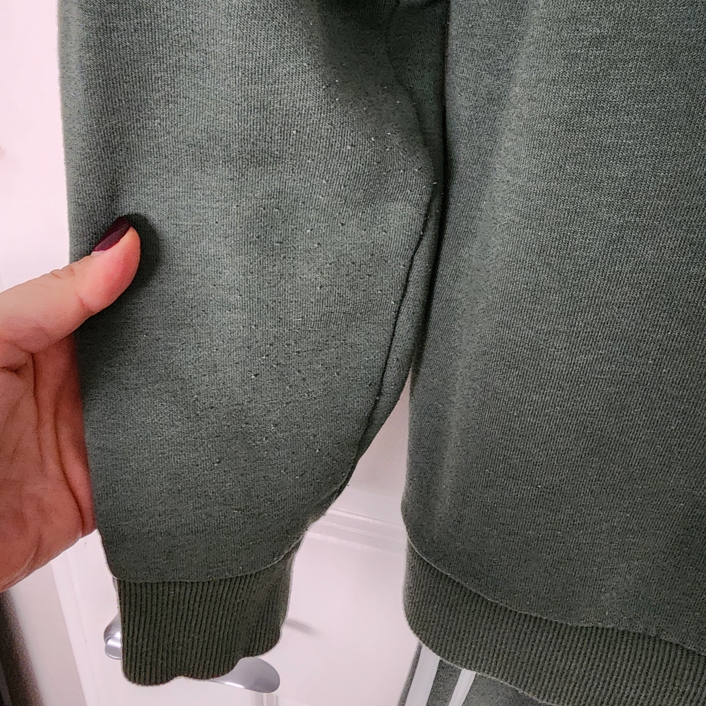 Adidas Green Tracksuit with White Stripes - Picture 5 of 10